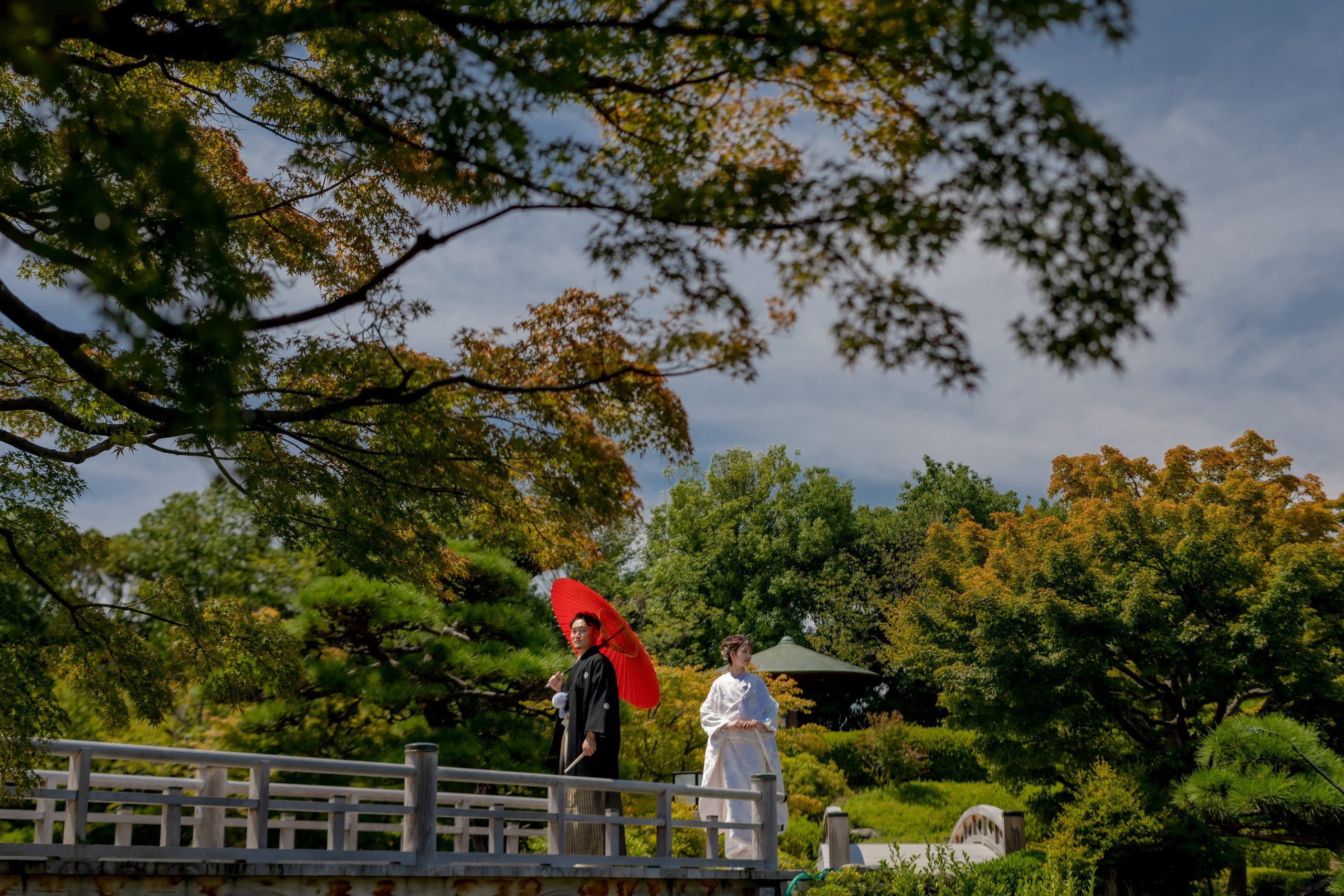 【大仙公園ロケーションプラン】本格日本庭園での撮影が叶う♪★撮影料＋ヘアメイク+衣裳＋撮影全データプラン付き